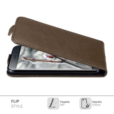 Asus ZenFone 3 (5.2 tomme) Pungetui Flip Cover (Brun)
