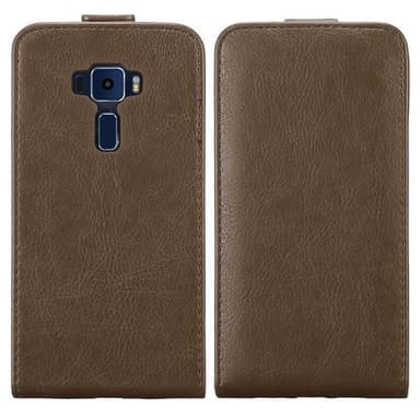 Asus ZenFone 3 (5.2 tomme) Pungetui Flip Cover (Brun)