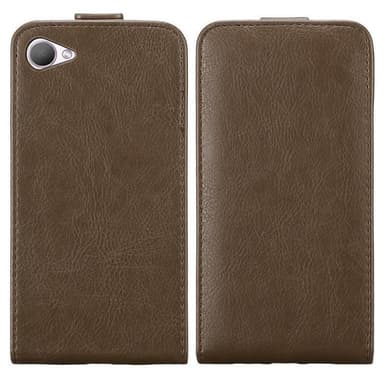 HTC Desire 12 Pungetui Flip Cover (Brun)