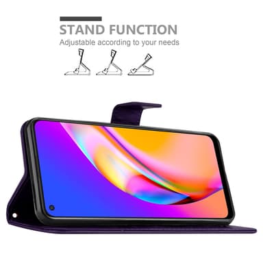 Oppo A94 5G Pungetui Cover Case (Lilla)