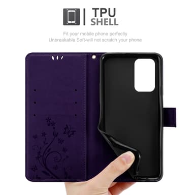 Oppo A94 5G Pungetui Cover Case (Lilla)
