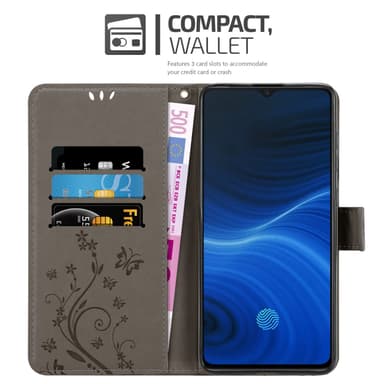 Realme X2 PRO / Oppo Reno Ace Pungetui Cover Case (Grå)
