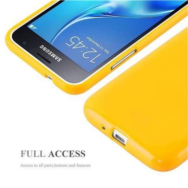Samsung Galaxy J1 2015 Etui Case Cover (Gul)