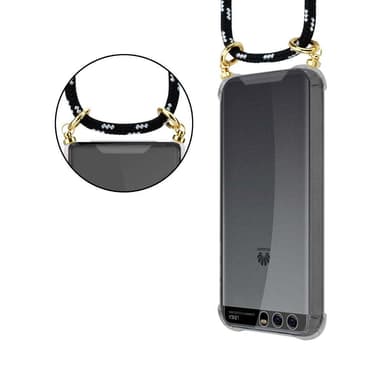 Huawei P10 Etui Cover Kæde (Sort)
