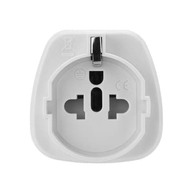 4x Stikadapter Rejsekonverter (type b til eu)