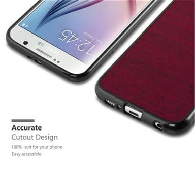 Samsung Galaxy S6 Etui Case Cover (Rød)