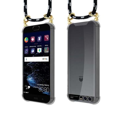 Huawei P10 Etui Cover Kæde (Sort)