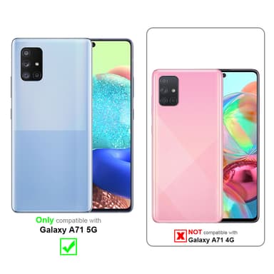 Samsung Galaxy A71 5G Etui Case Cover (Gennemsigtig)