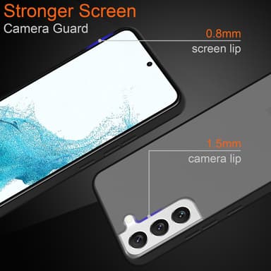 Samsung Galaxy S22 Etui Case Cover (Sort)