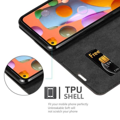 Samsung Galaxy A11 / M11 Cover Etui Case (Brun)