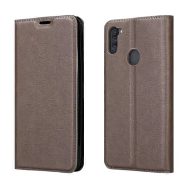 Samsung Galaxy A11 / M11 Cover Etui Case (Brun)
