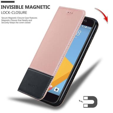 HTC ONE M10 Etui Case Cover (Lyserød)
