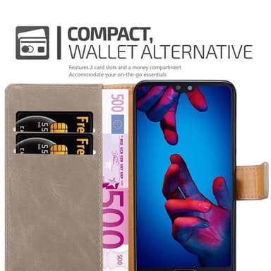 Cover Huawei P20 Etui Case (Brun)