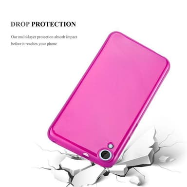 HTC Desire 820 Cover Etui Case (Lyserød)
