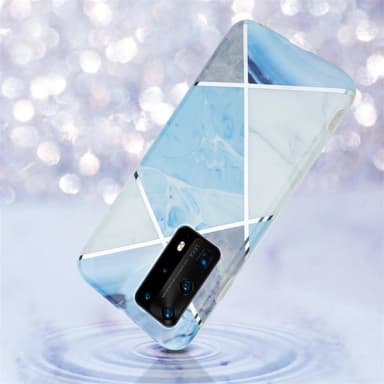 Huawei P40 PRO / P40 PRO+ Pungetui Cover Case (Blå)