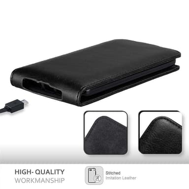 LG G2 Pungetui Flip Cover (Sort)