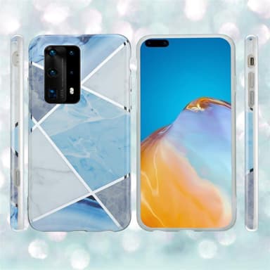 Huawei P40 PRO / P40 PRO+ Pungetui Cover Case (Blå)