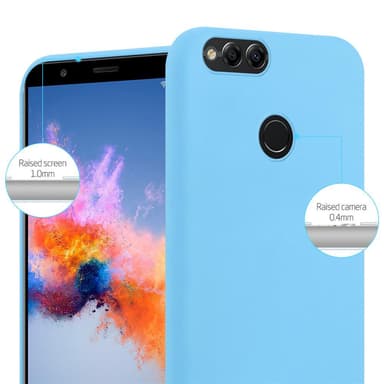 Cover Honor 7X Etui Case (Blå)