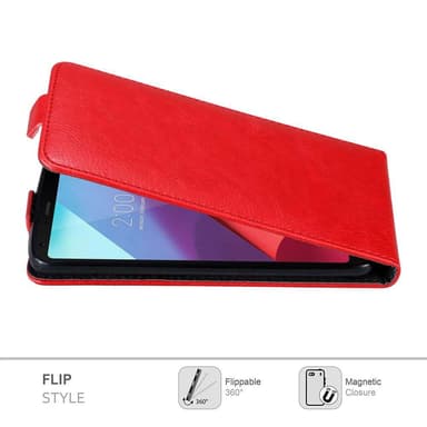 LG G6 Pungetui Flip Cover (Rød)