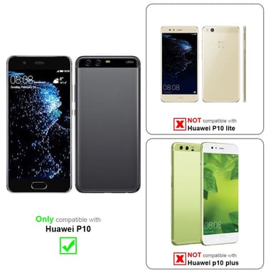 Huawei P10 Etui Cover Kæde (Sort)