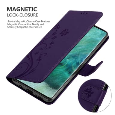 Oppo FIND X2 Pungetui Cover Case (Lilla)