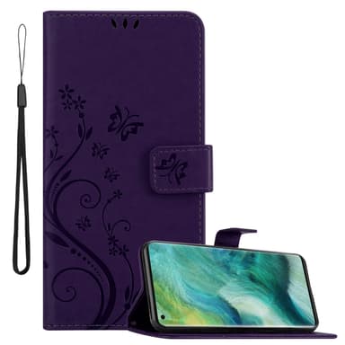 Oppo FIND X2 Pungetui Cover Case (Lilla)
