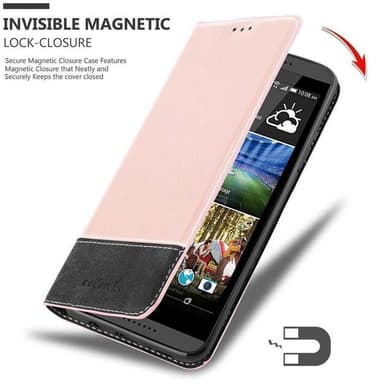 HTC Desire 820 Etui Case Cover (Lyserød)