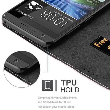 HTC Desire 820 Etui Case Cover (Lyserød)