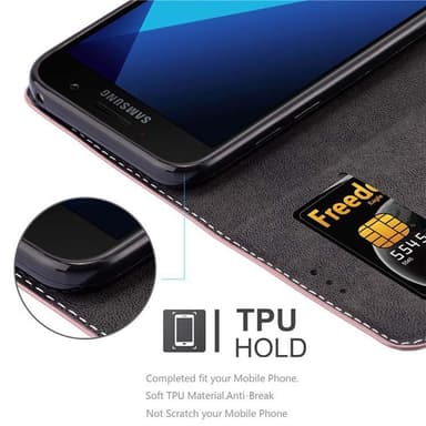 Samsung Galaxy A3 2017 Etui Case Cover (Lyserød)