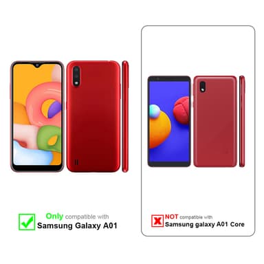 Samsung Galaxy A01 Cover Etui Case (Sort)
