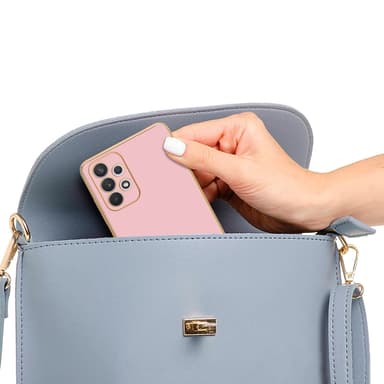 Samsung Galaxy A32 5G Cover Etui Case (Lyserød)