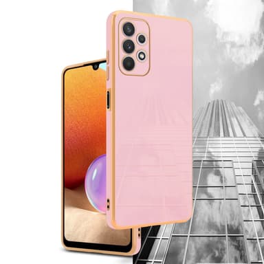 Samsung Galaxy A32 5G Cover Etui Case (Lyserød)