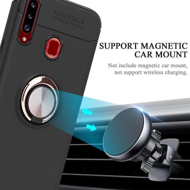 Cover Samsung Galaxy A20s Etui Case (Sort)
