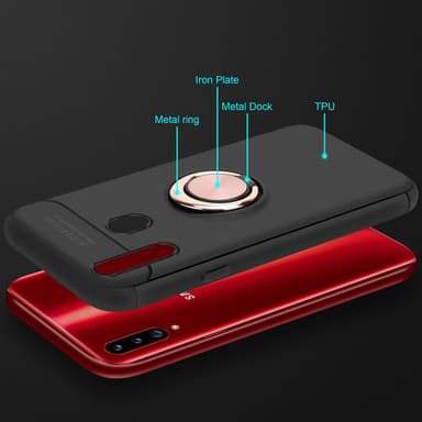 Cover Samsung Galaxy A20s Etui Case (Sort)