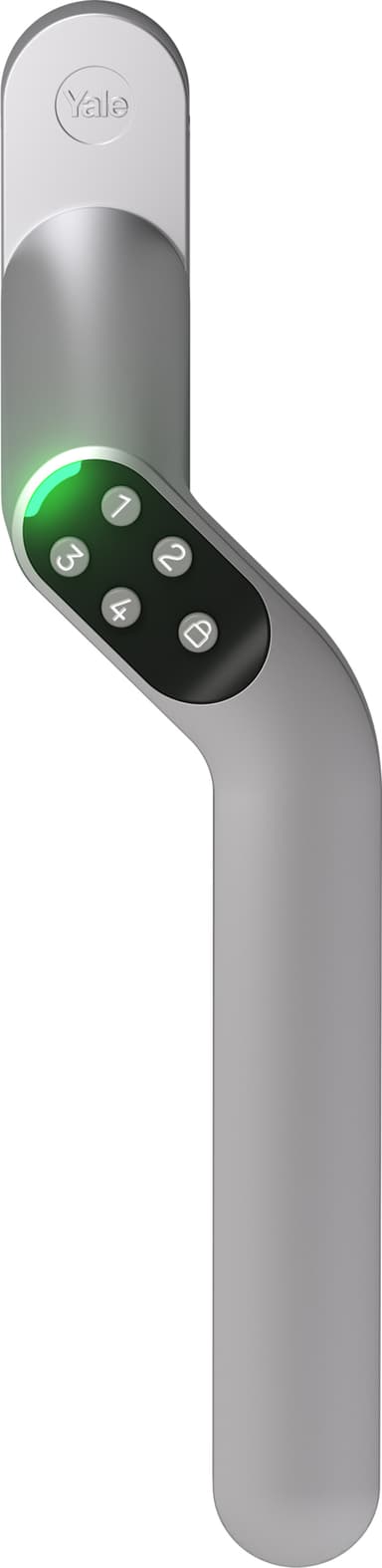 Yale Smart Code dørhåndtag højre med lås (mat krom)
