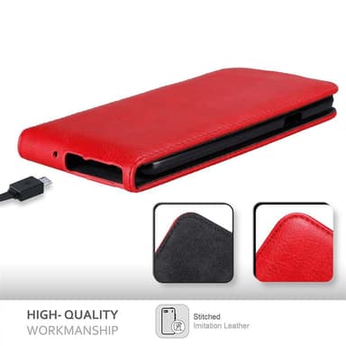 Samsung Galaxy NOTE 3 NEO Pungetui Flip Cover (Rød)