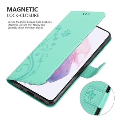 Samsung Galaxy S21 PLUS Pungetui Cover Case (Turkis)