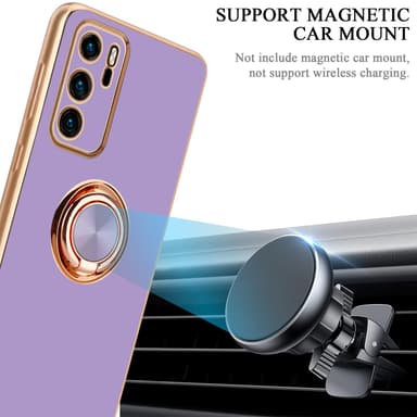 Huawei P40 Cover Etui Case (Lilla)