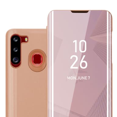Samsung Galaxy A21 Pungetui Cover Case (Lyserød)