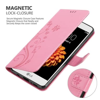 LG K7 2016 Pungetui Cover Case (Lyserød)