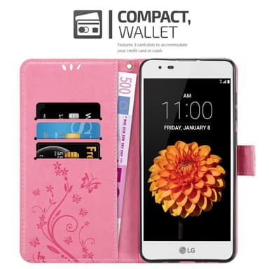 LG K7 2016 Pungetui Cover Case (Lyserød)
