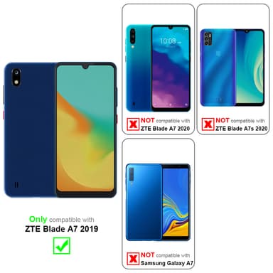 ZTE Blade A7 2019 Cover Etui Case (Rød)