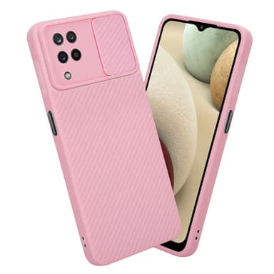 Samsung Galaxy A12 / M12 Cover Etui Case (Lyserød)