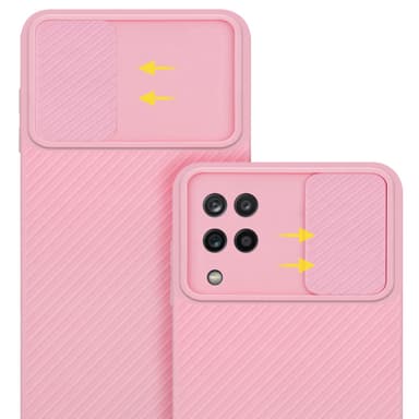 Samsung Galaxy A12 / M12 Cover Etui Case (Lyserød)
