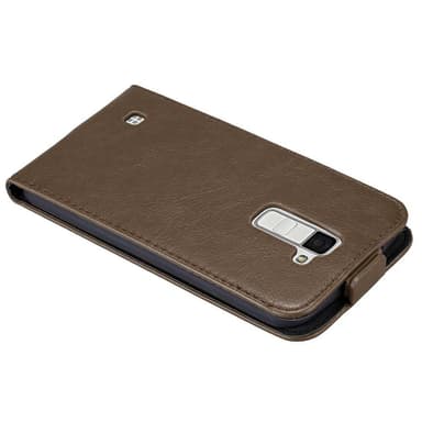 LG K10 2016 Pungetui Flip Cover (Brun)