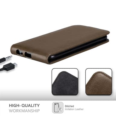 LG X POWER 3 Pungetui Flip Cover (Brun)