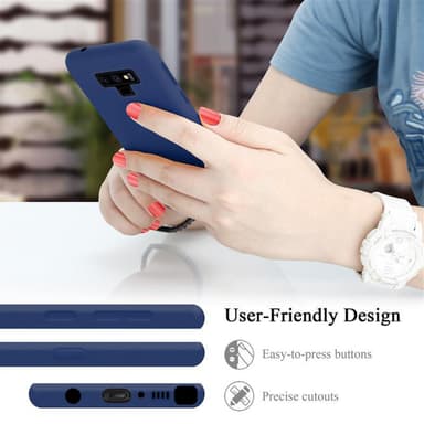 Samsung Galaxy NOTE 9 Cover Etui Case (Blå)