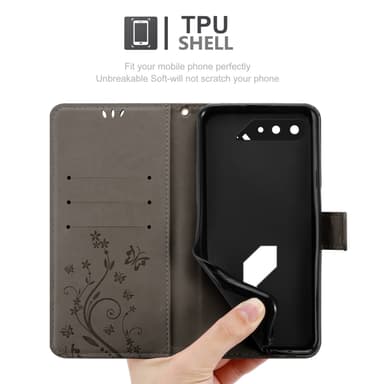 Asus ROG Phone 5 Pungetui Cover Case (Grå)