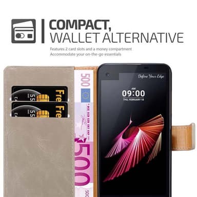 Cover LG X SCREEN Etui Case (Brun)