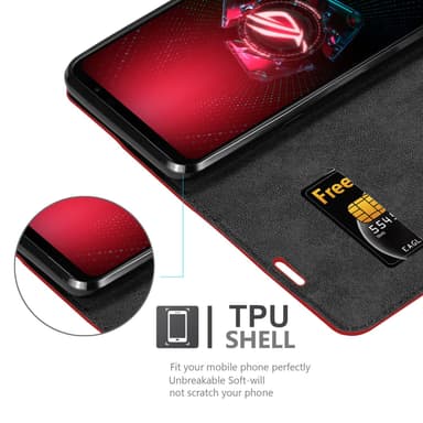 Asus ROG Phone 5 Cover Etui Case (Rød)